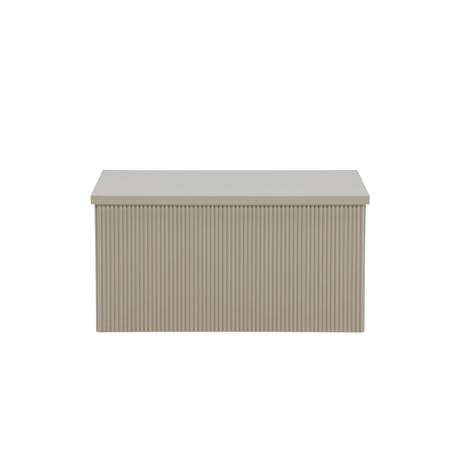Beistelltisch Lenox 80cm - Beige-Beistelltisch-Venture Home-le canapé