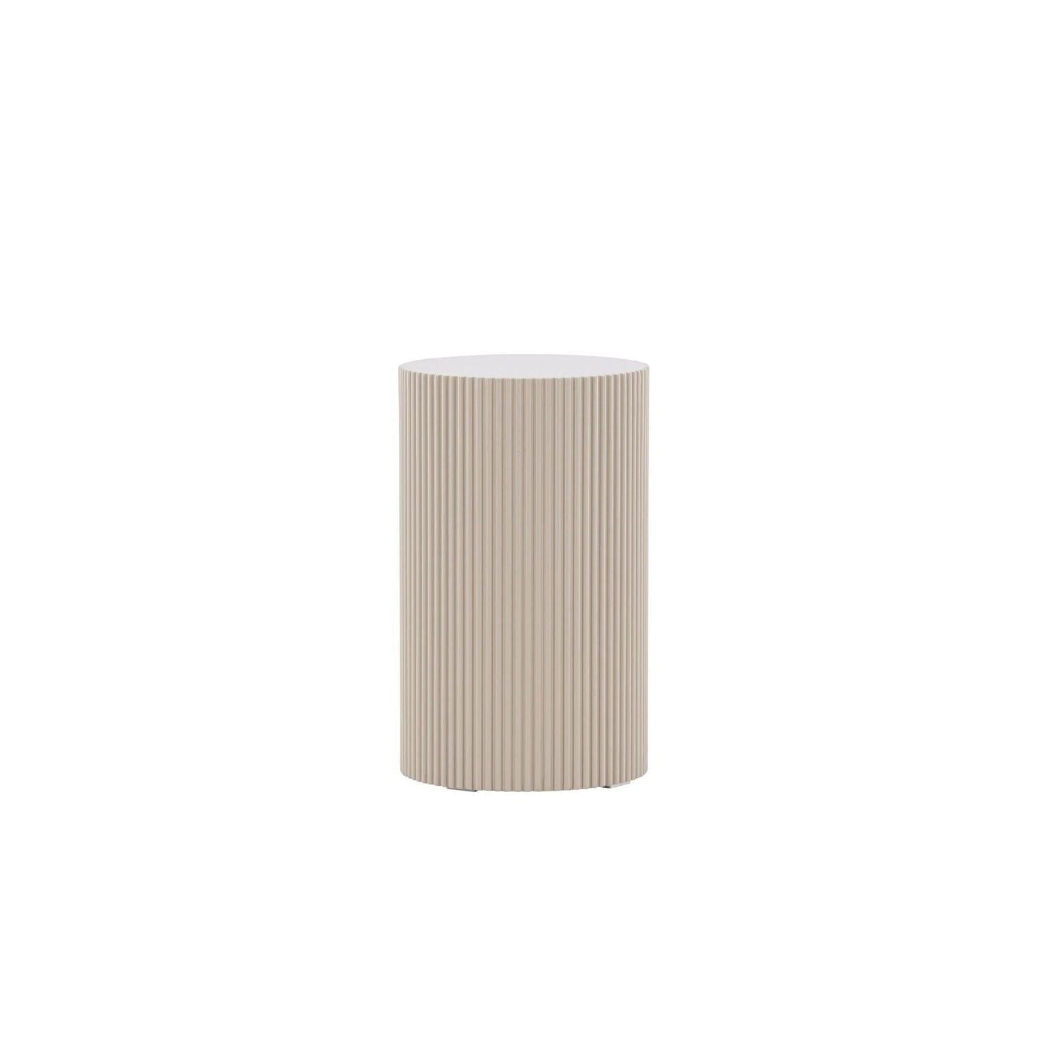 Beistelltisch Lenox Ø31cm - Beige-Beistelltische-Venture Home-le canapé