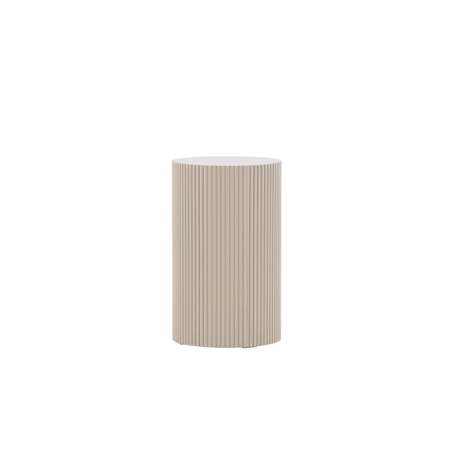 Beistelltisch Lenox Ø31cm - Beige-Beistelltische-Venture Home-le canapé