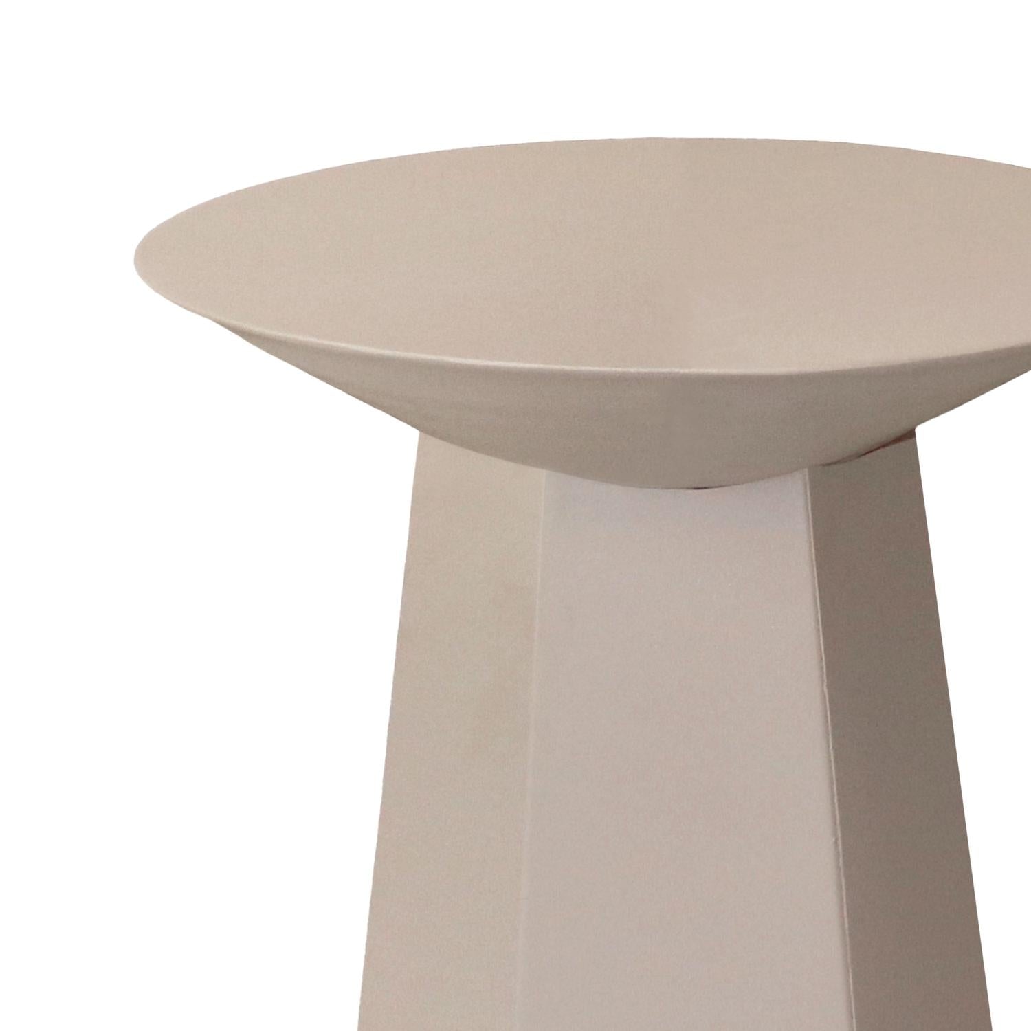 Beistelltisch Loa Ø45cm - Beige-Beistelltisch-Kick Collection-le canapé