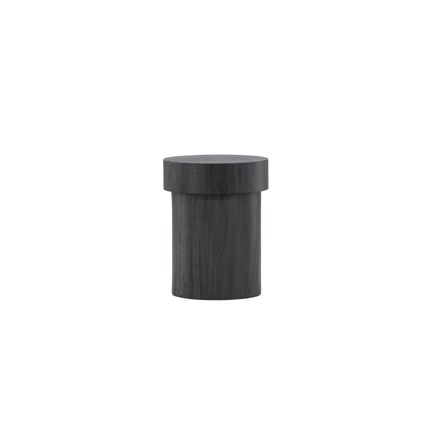 Beistelltisch Malung ⌀35cm - Schwarz-Beistelltische-Vind-le canapé