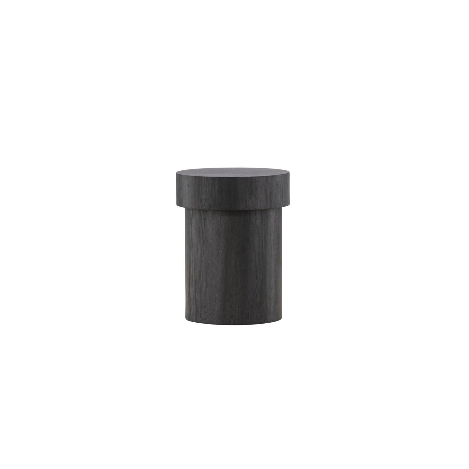 Beistelltisch Malung ⌀35cm - Schwarz-Beistelltische-Vind-le canapé