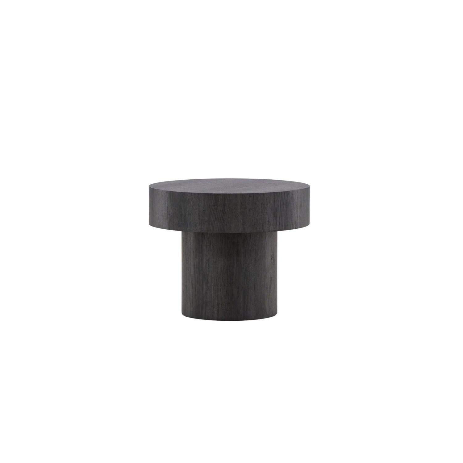Beistelltisch Malung ⌀50cm - Schwarz-Beistelltisch-Vind-le canapé