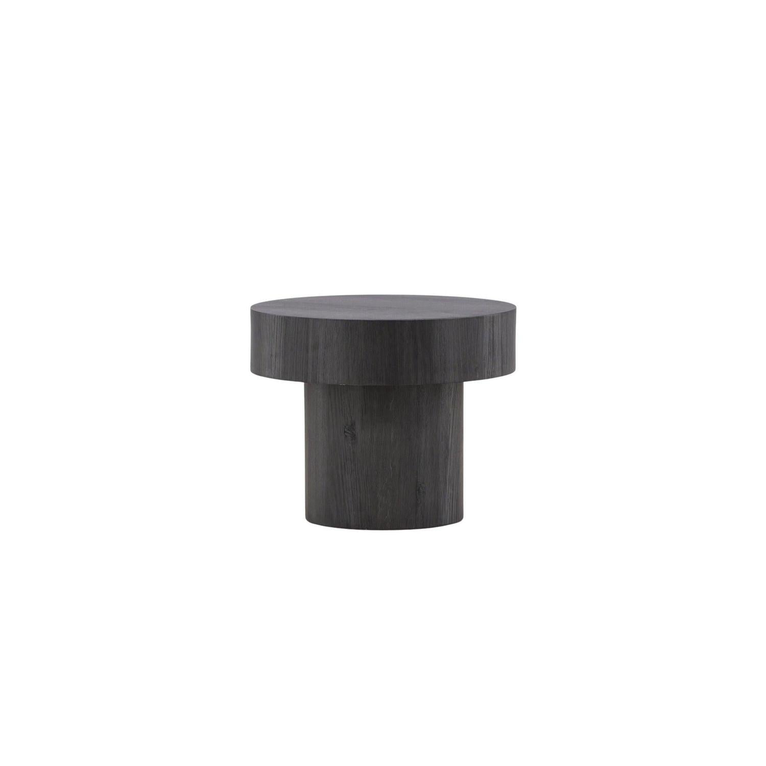 Beistelltisch Malung ⌀50cm - Schwarz-Beistelltisch-Vind-le canapé
