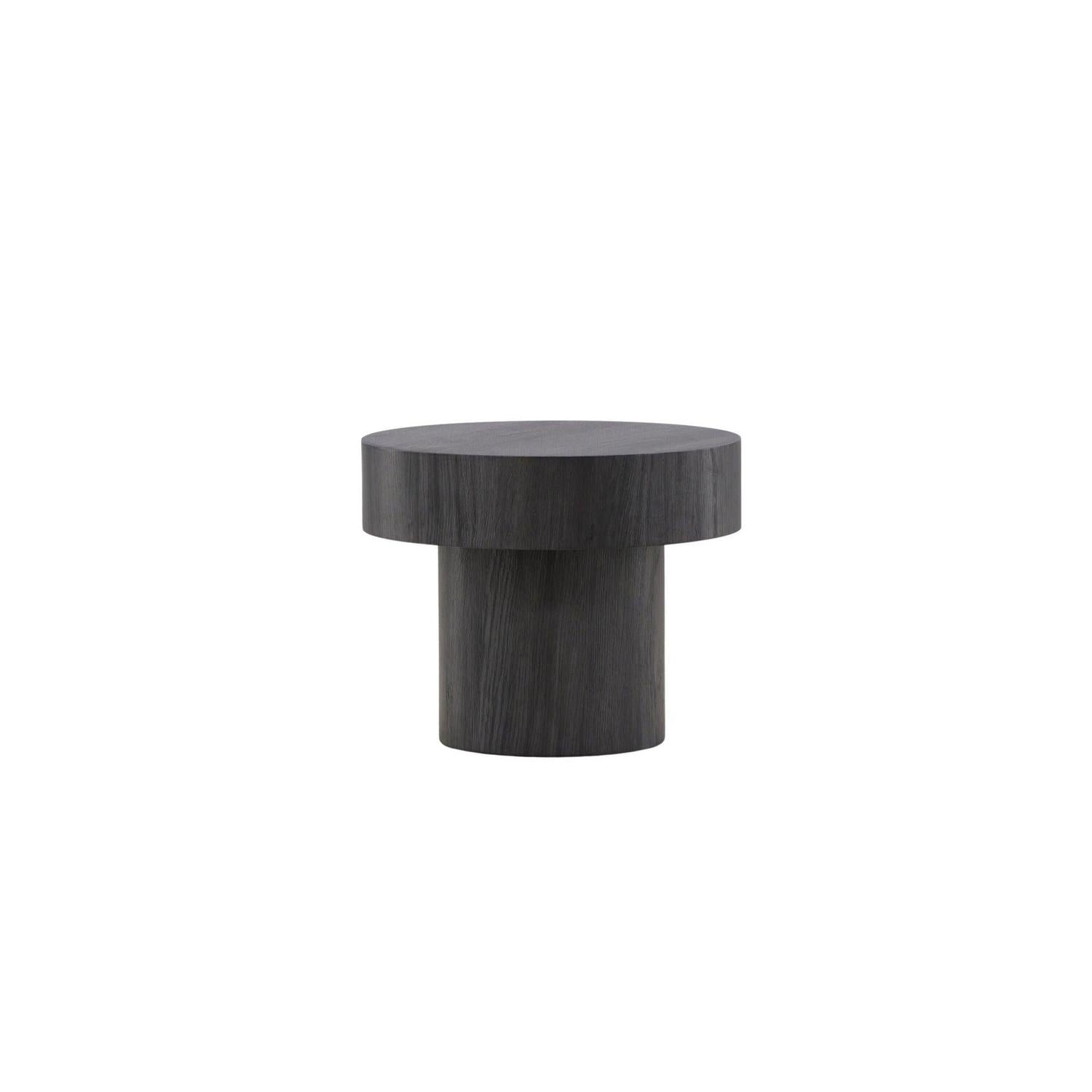 Beistelltisch Malung ⌀50cm - Schwarz-Beistelltisch-Vind-le canapé