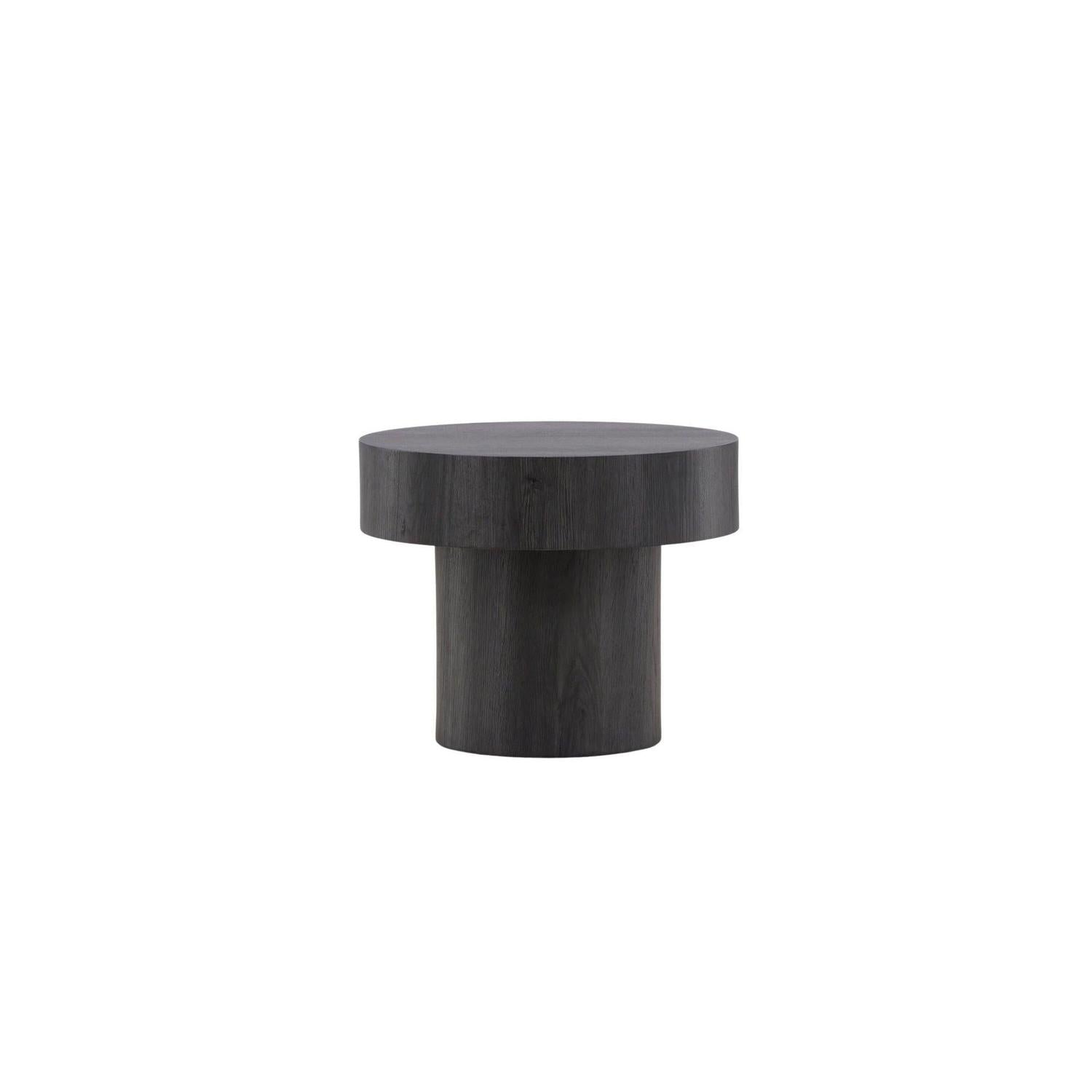 Beistelltisch Malung ⌀50cm - Schwarz-Beistelltisch-Vind-le canapé