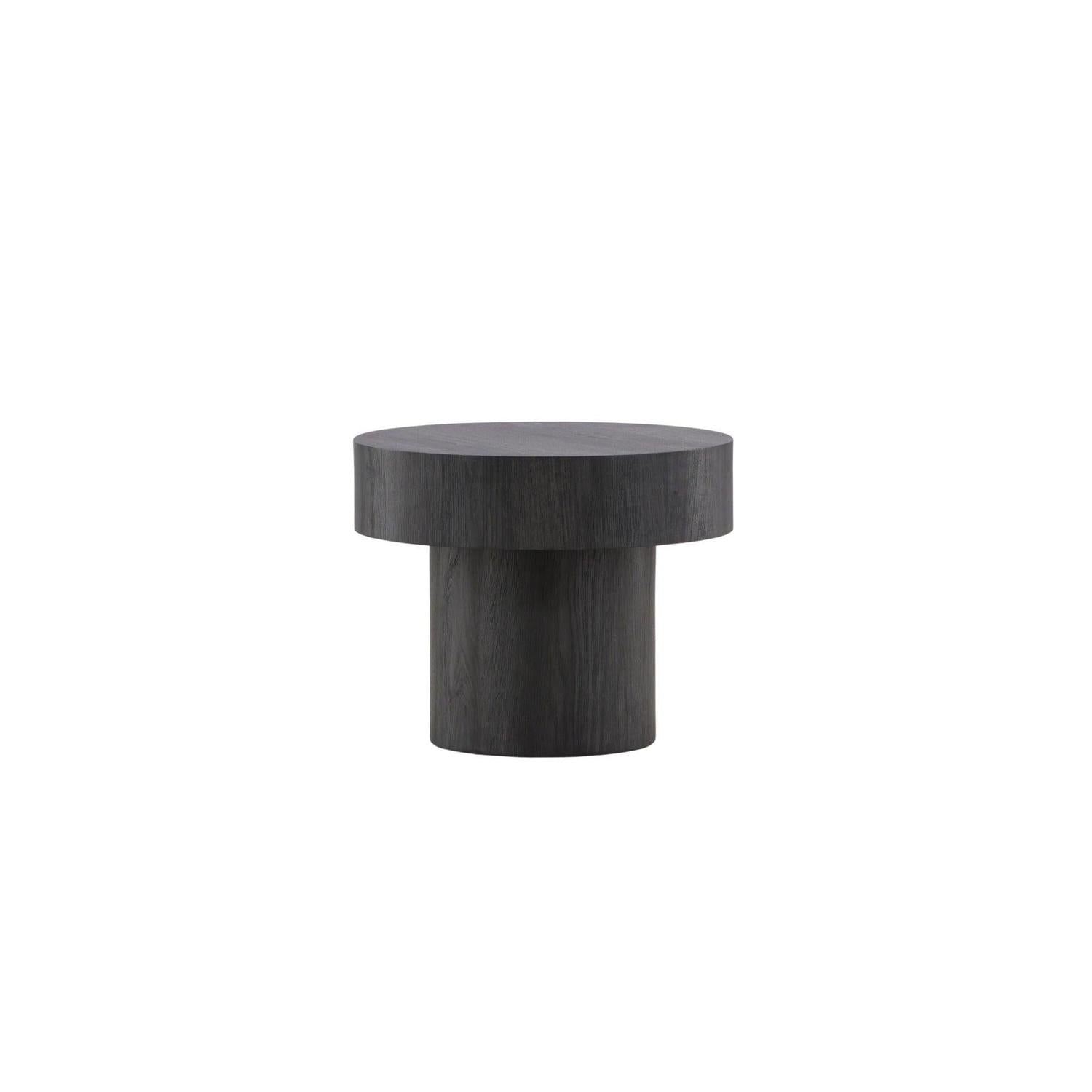 Beistelltisch Malung ⌀50cm - Schwarz-Beistelltisch-Vind-le canapé