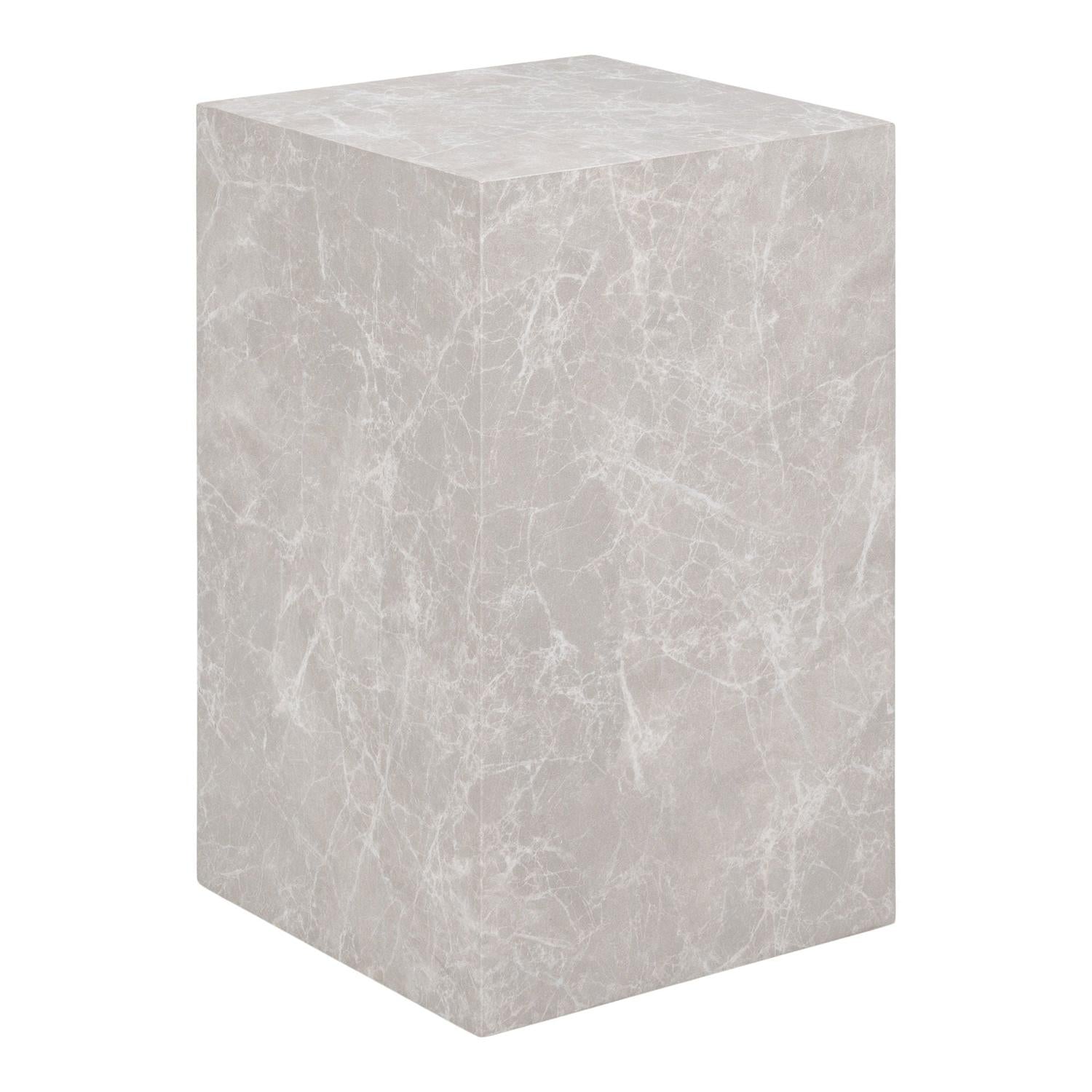 Beistelltisch Prag in Marmoroptik 30*30cm - Beige-Beistelltische-House Nordic-le canapé
