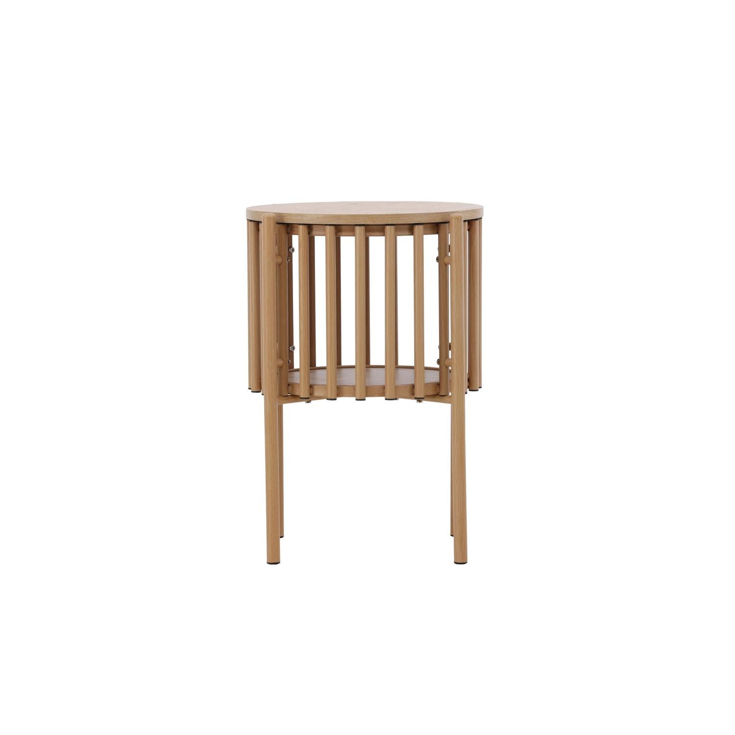 Beistelltisch Rubbo Ø45cm - Natur-Beistelltisch-Venture Home-le canapé
