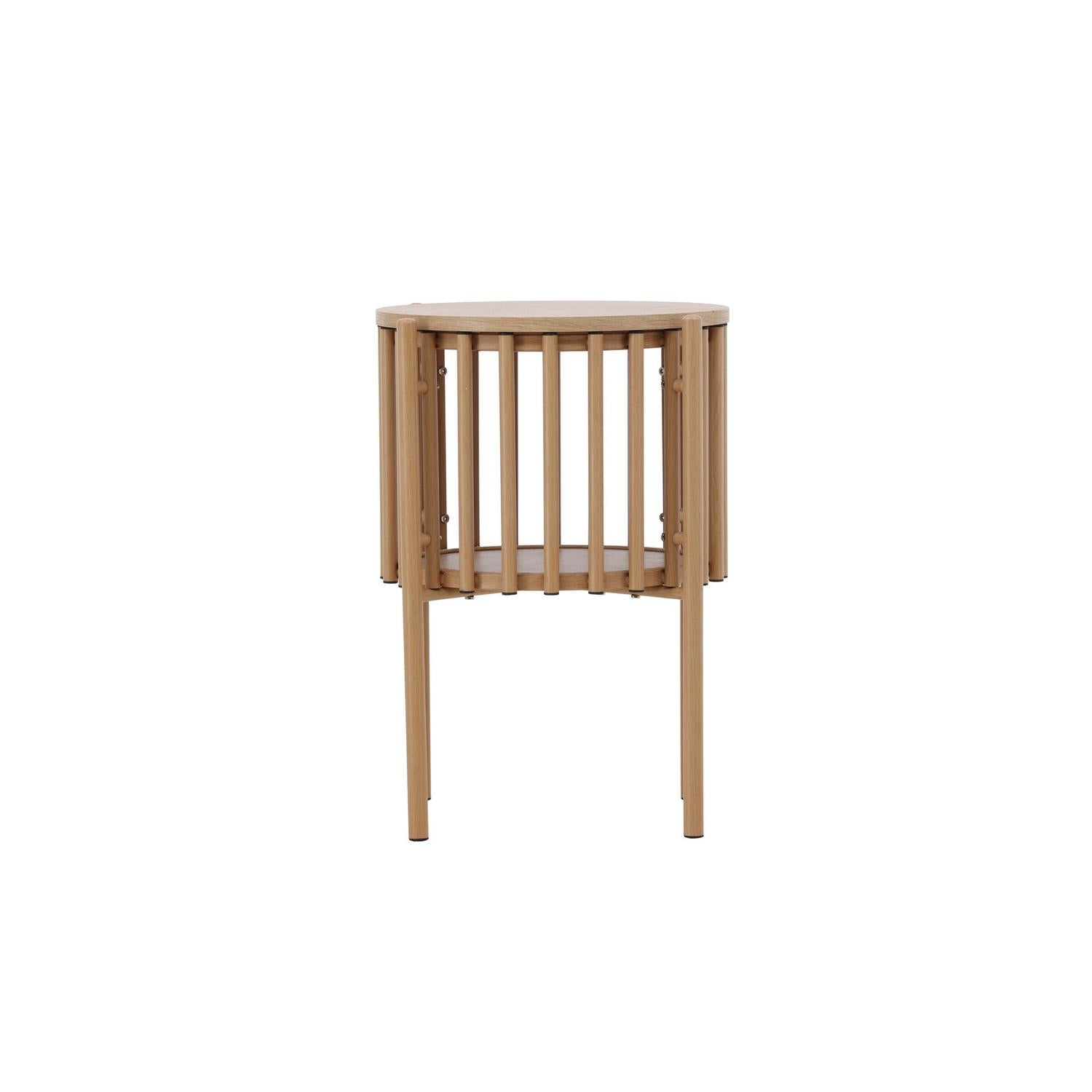 Beistelltisch Rubbo Ø45cm - Natur-Beistelltisch-Venture Home-le canapé