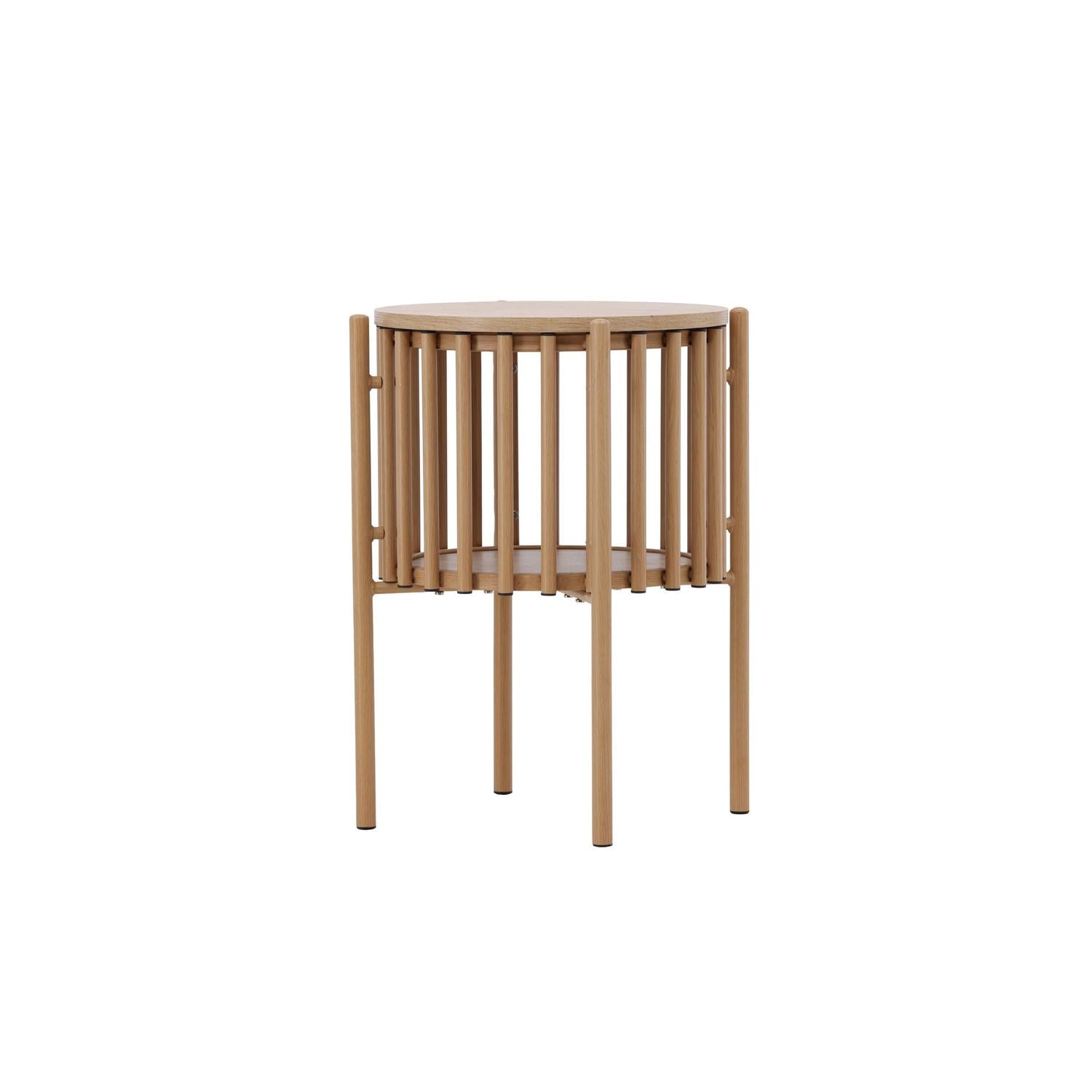 Beistelltisch Rubbo Ø45cm - Natur-Beistelltisch-Venture Home-le canapé