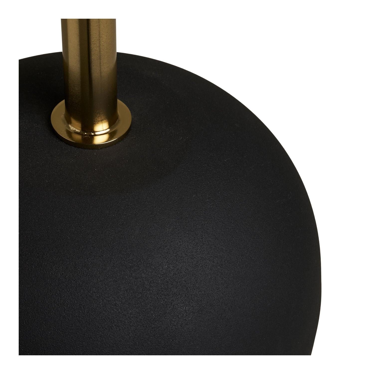 Beistelltisch Sirone Ø30cm - Schwarz/Braun-Beistelltische-House Nordic-le canapé