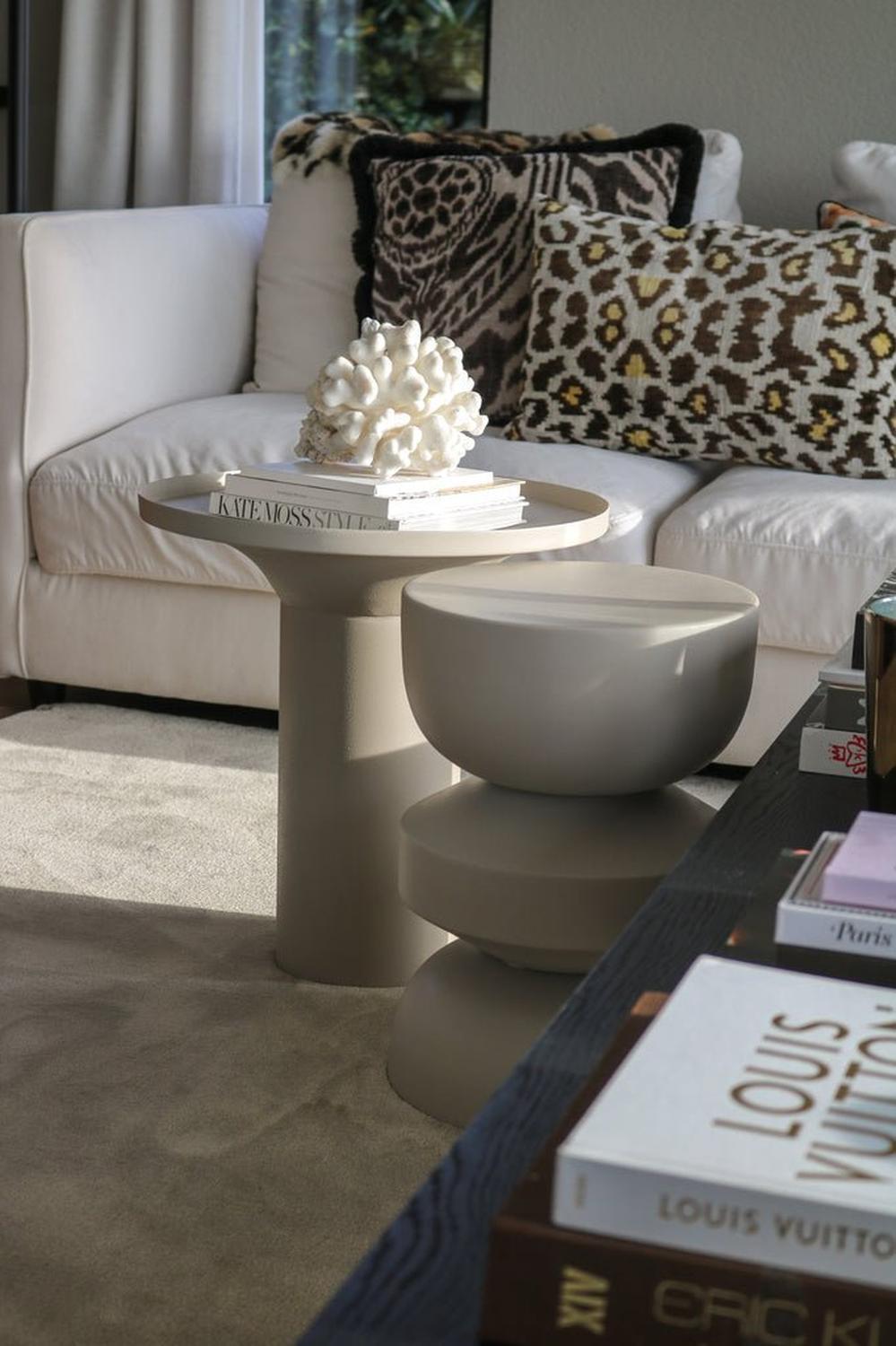 Beistelltisch Sky - Beige-Beistelltisch-Kick Collection-le canapé