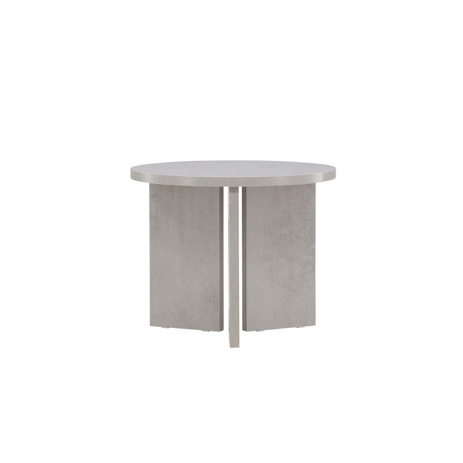 Beistelltisch Söderhamn Ø55cm - Silber-Beistelltische-Venture Home-le canapé