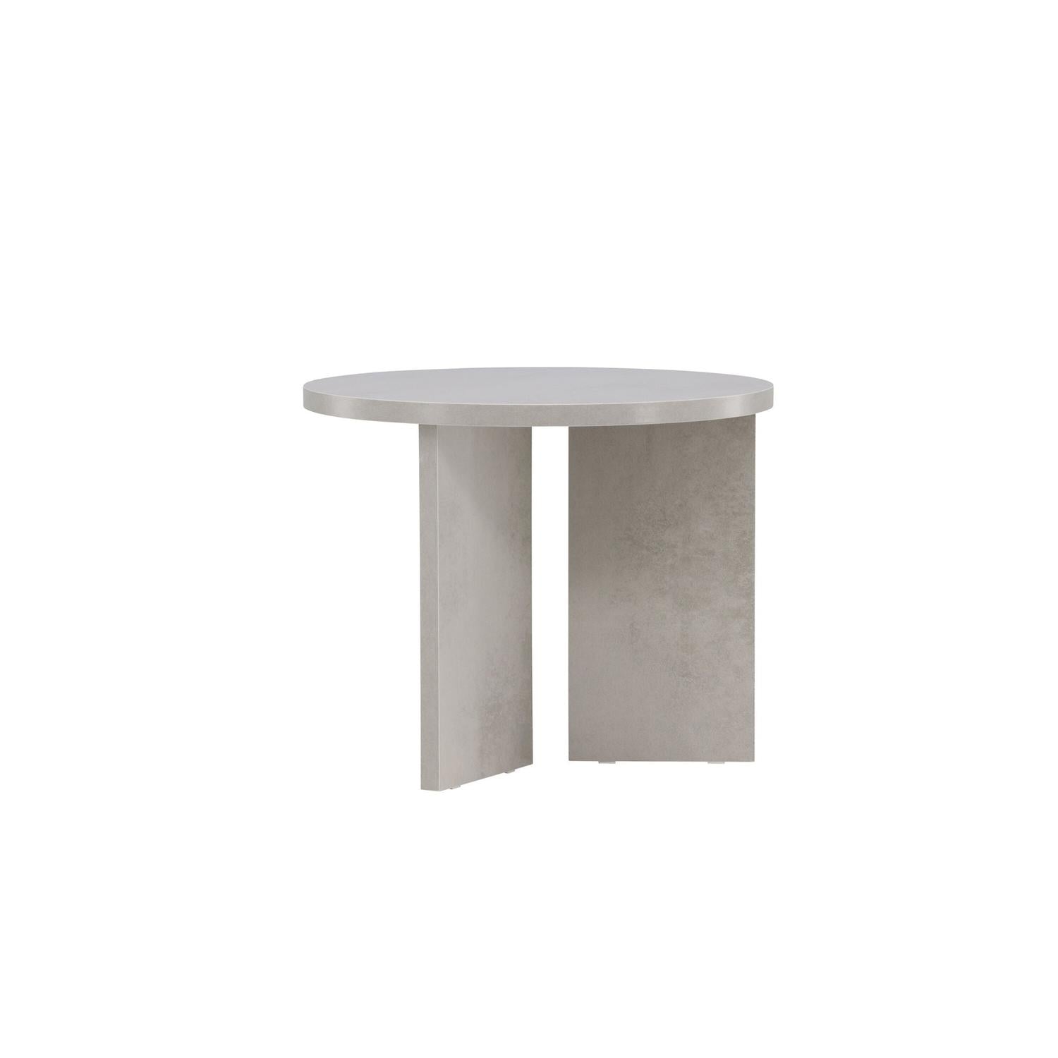 Beistelltisch Söderhamn Ø55cm - Silber-Beistelltische-Venture Home-le canapé