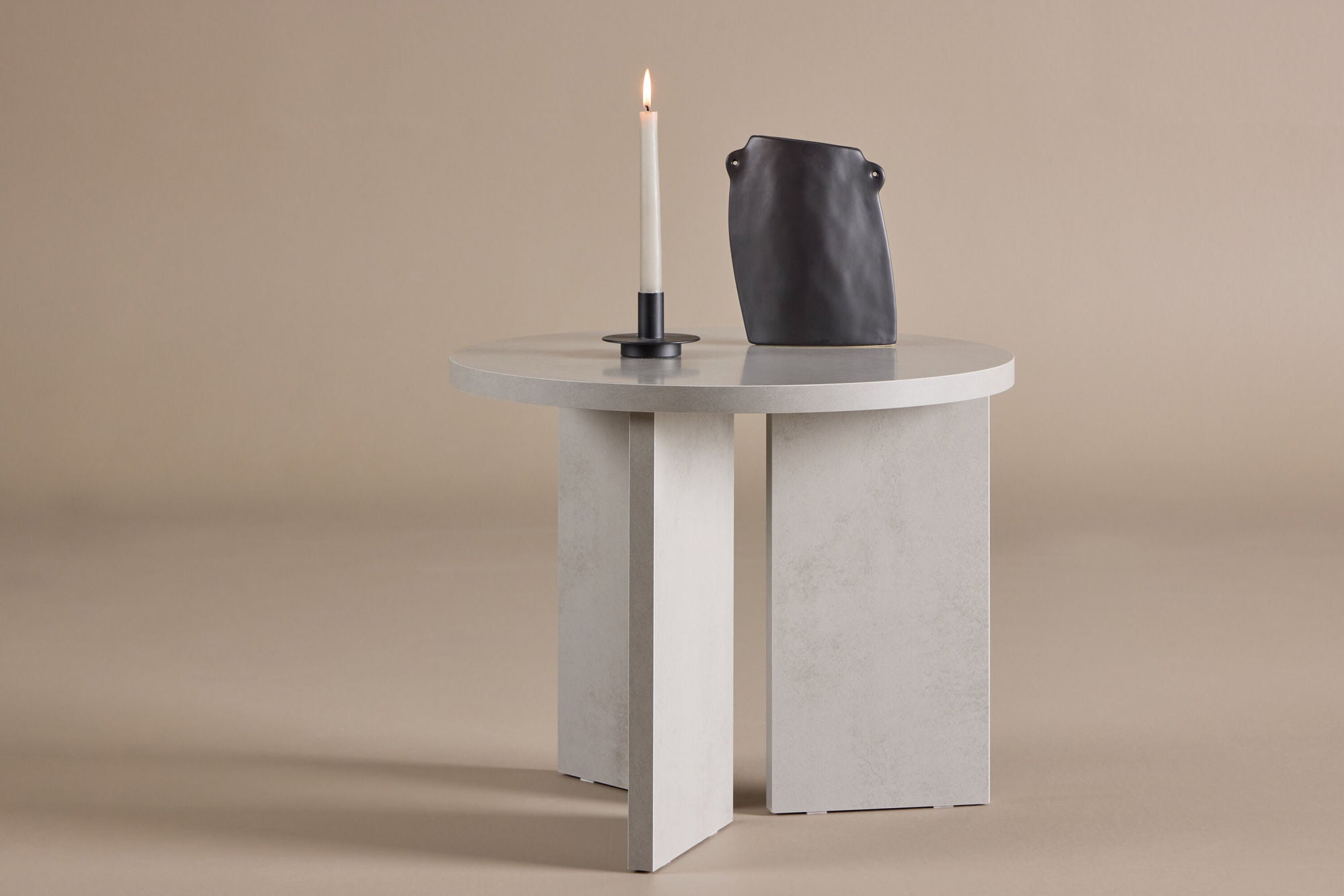 Beistelltisch Söderhamn Ø55cm - Silber-Beistelltische-Venture Home-le canapé