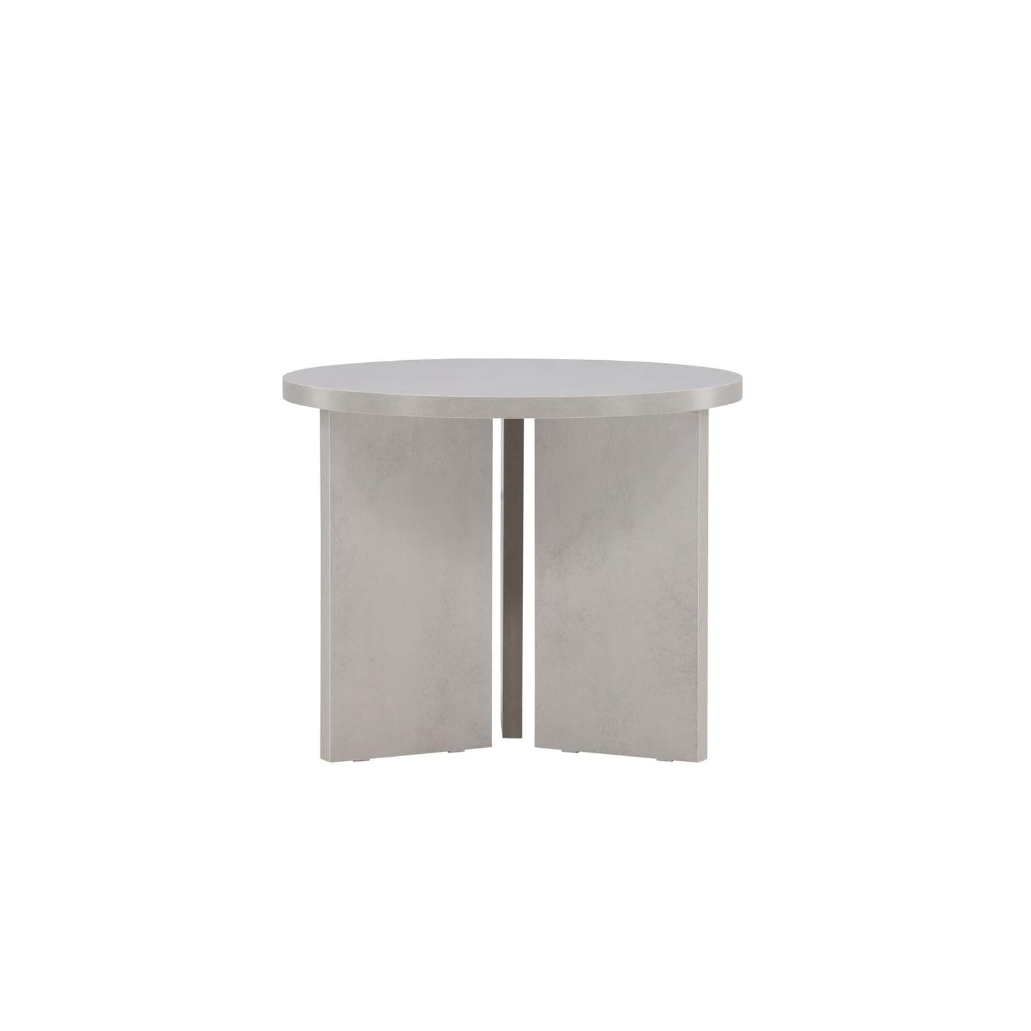 Beistelltisch Söderhamn Ø55cm - Silber-Beistelltische-Venture Home-le canapé