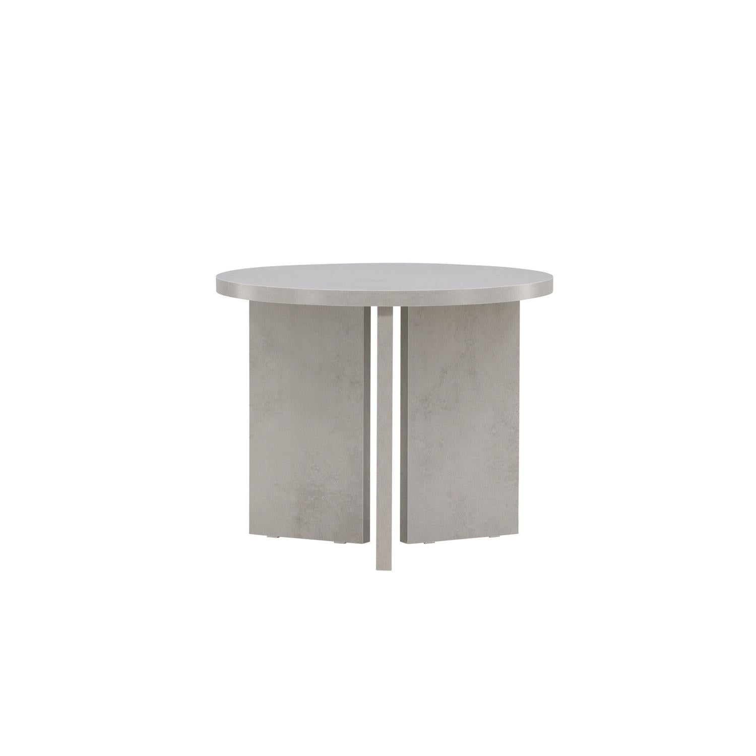 Beistelltisch Söderhamn Ø55cm - Silber-Beistelltische-Venture Home-le canapé