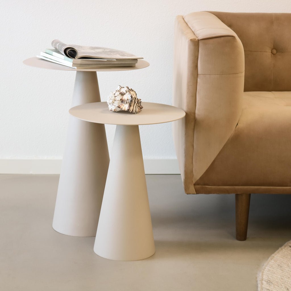 Beistelltisch Vic large - Beige-Beistelltische-Kick Collection-le canapé
