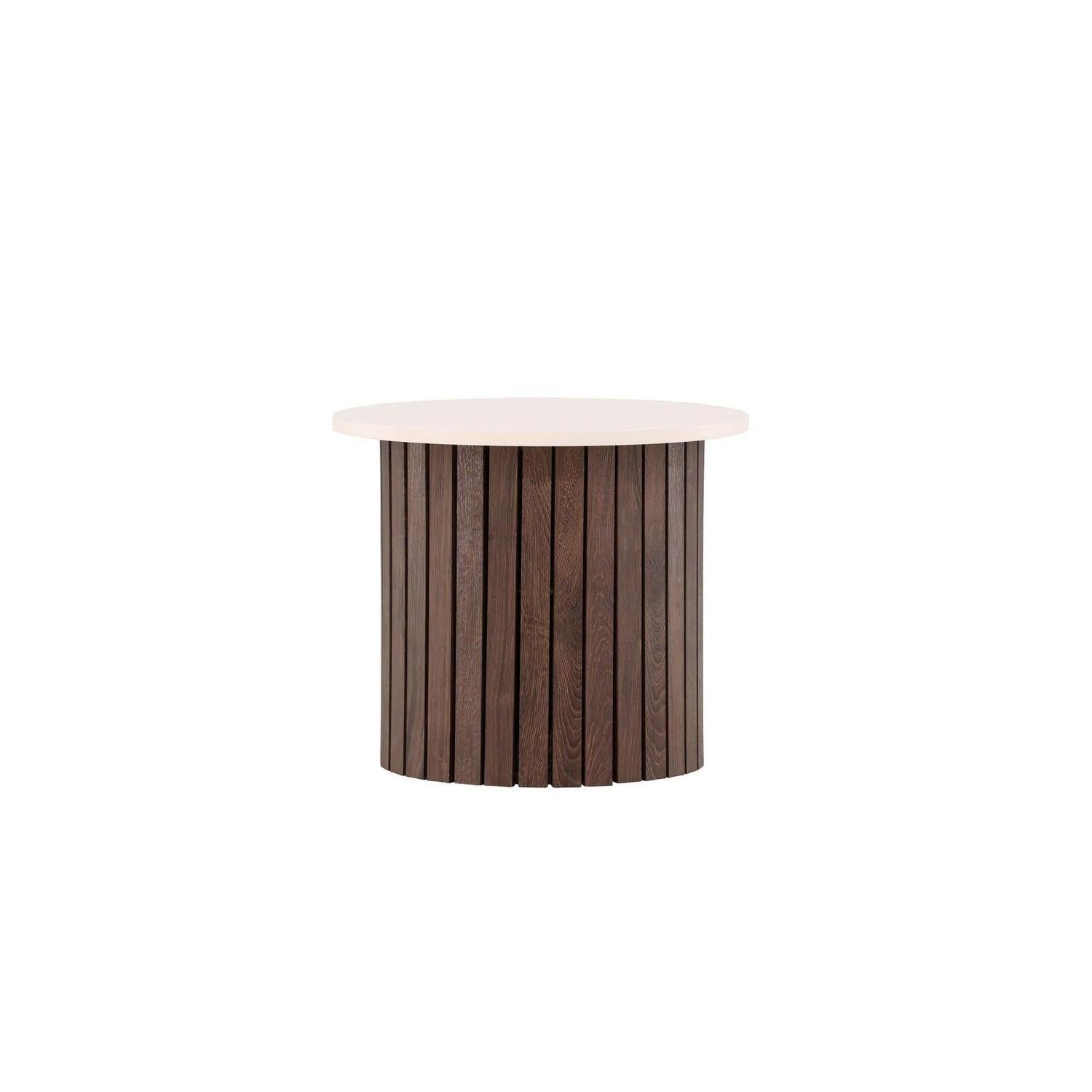 Beistelltisch Visingsö ⌀52cm - Beige-Beistelltisch-Vind-le canapé