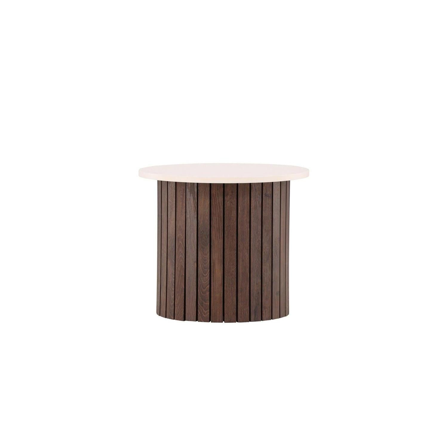 Beistelltisch Visingsö ⌀52cm - Beige-Beistelltisch-Vind-le canapé