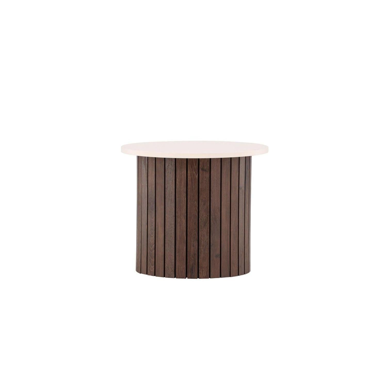 Beistelltisch Visingsö ⌀52cm - Beige-Beistelltisch-Vind-le canapé