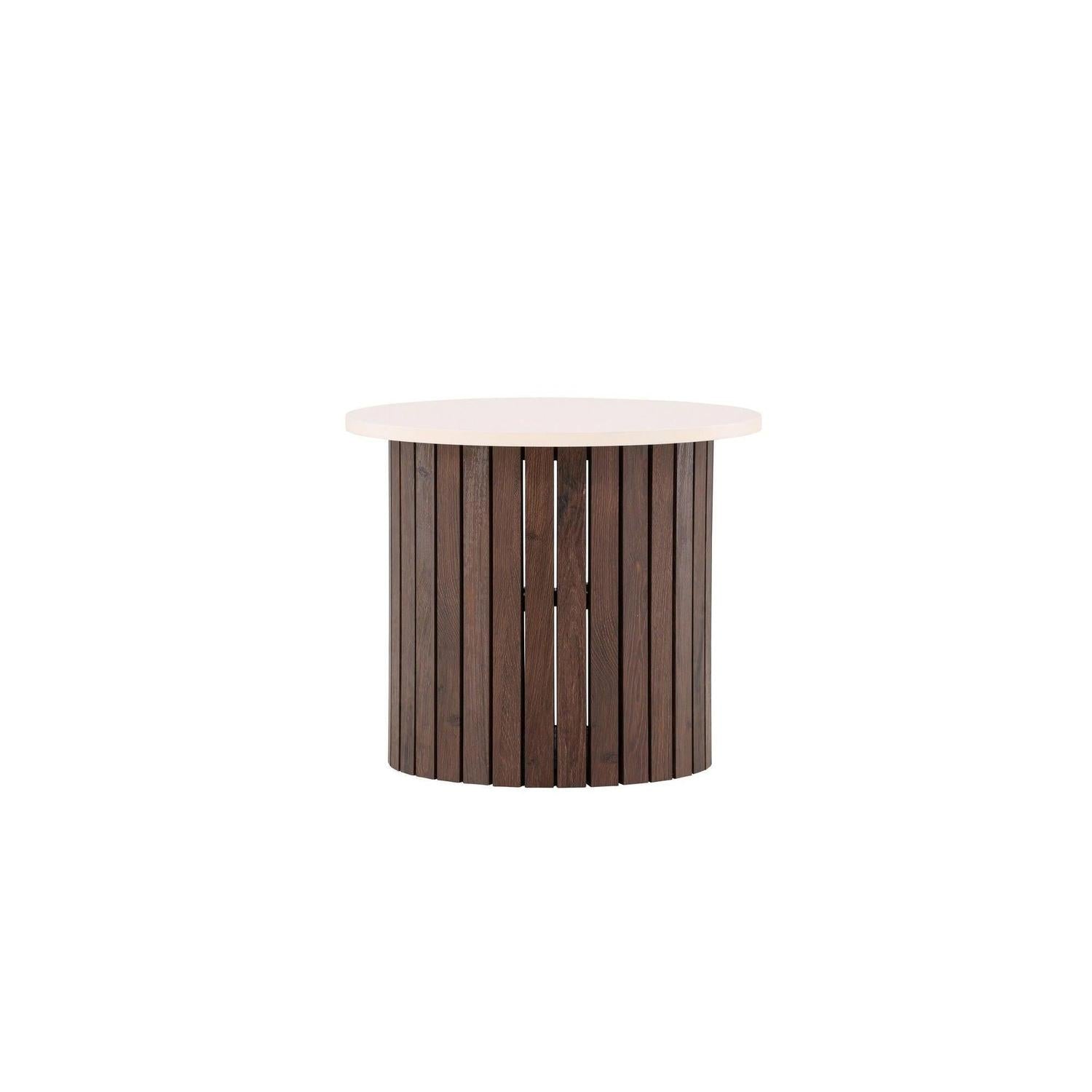 Beistelltisch Visingsö ⌀52cm - Beige-Beistelltisch-Vind-le canapé
