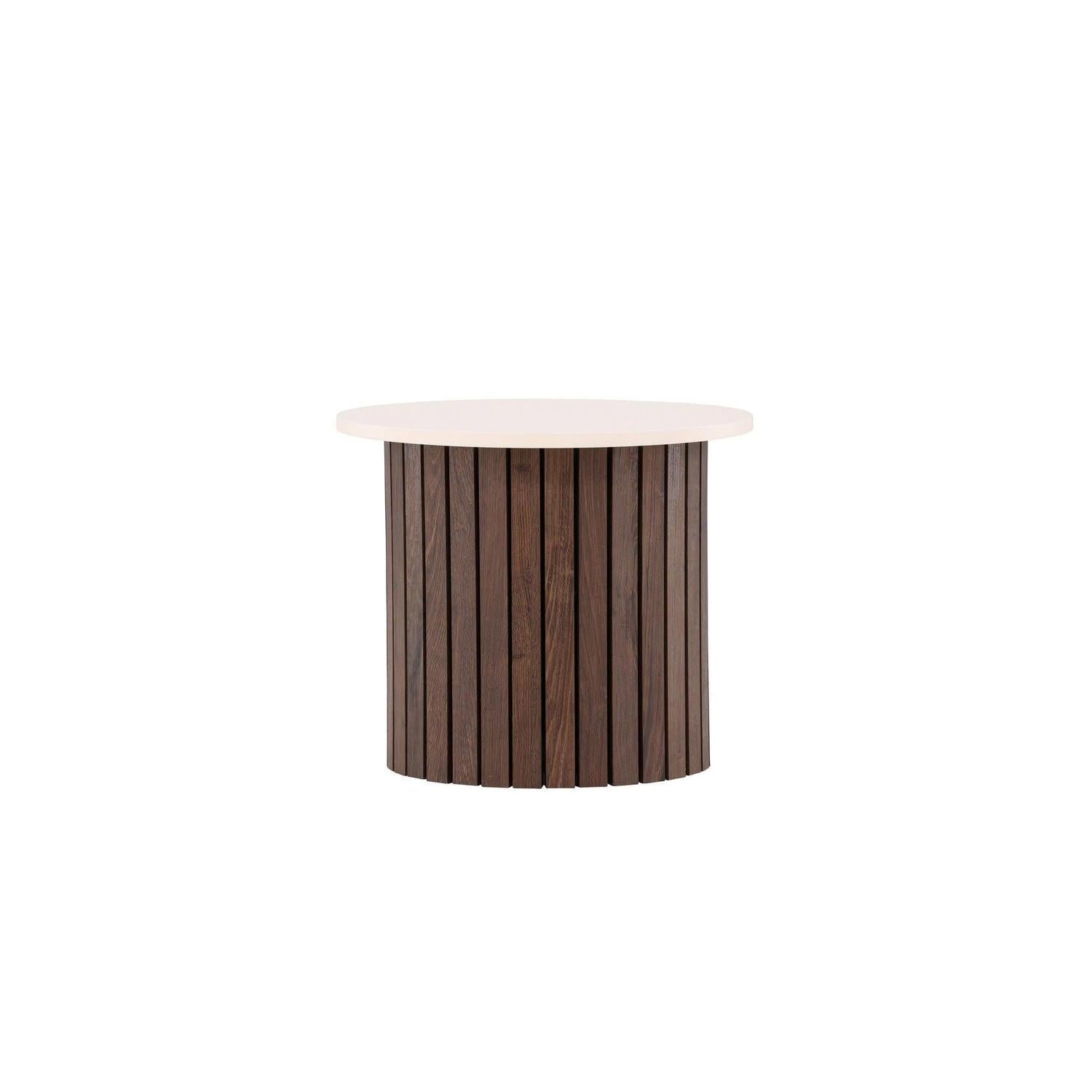 Beistelltisch Visingsö ⌀52cm - Beige-Beistelltisch-Vind-le canapé