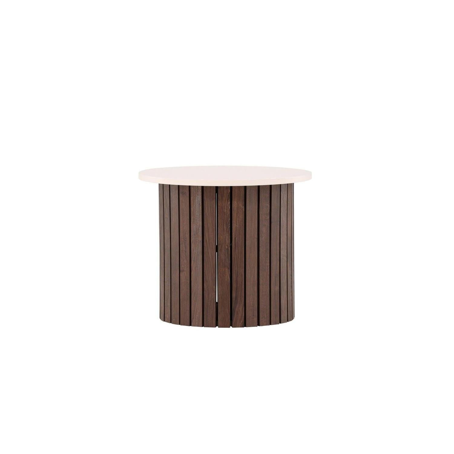 Beistelltisch Visingsö ⌀52cm - Beige-Beistelltisch-Vind-le canapé