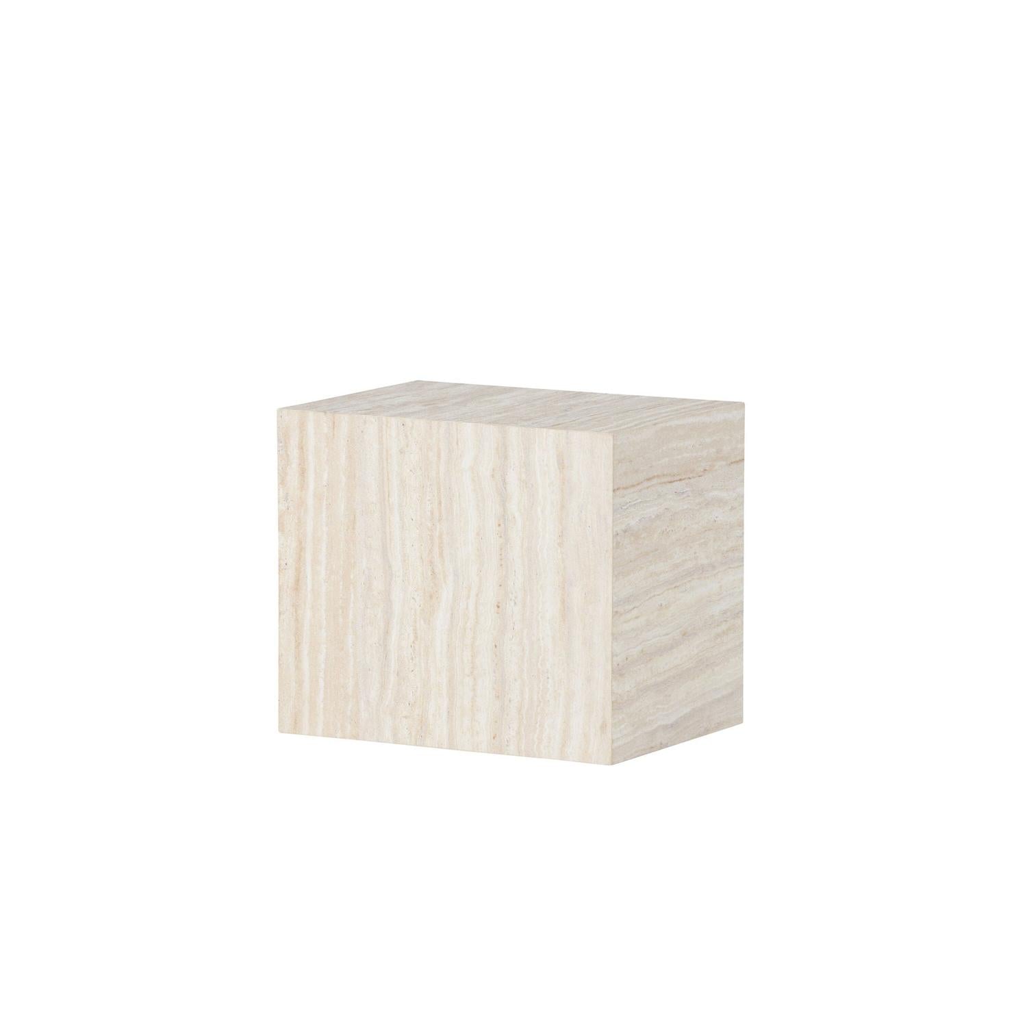 Beistelltisch York 25cm - Travertinoptik-Beistelltische-Venture Home-le canapé