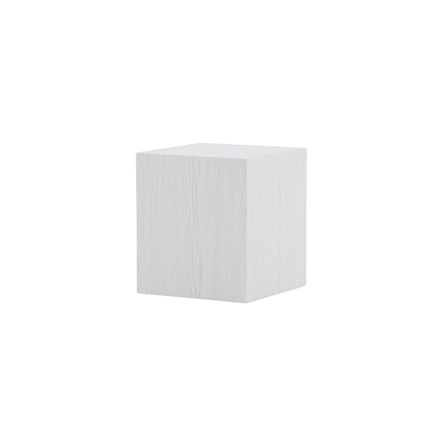 Beistelltisch York 40*40cm - Cremeweiß-Beistelltisch-Venture Home-le canapé