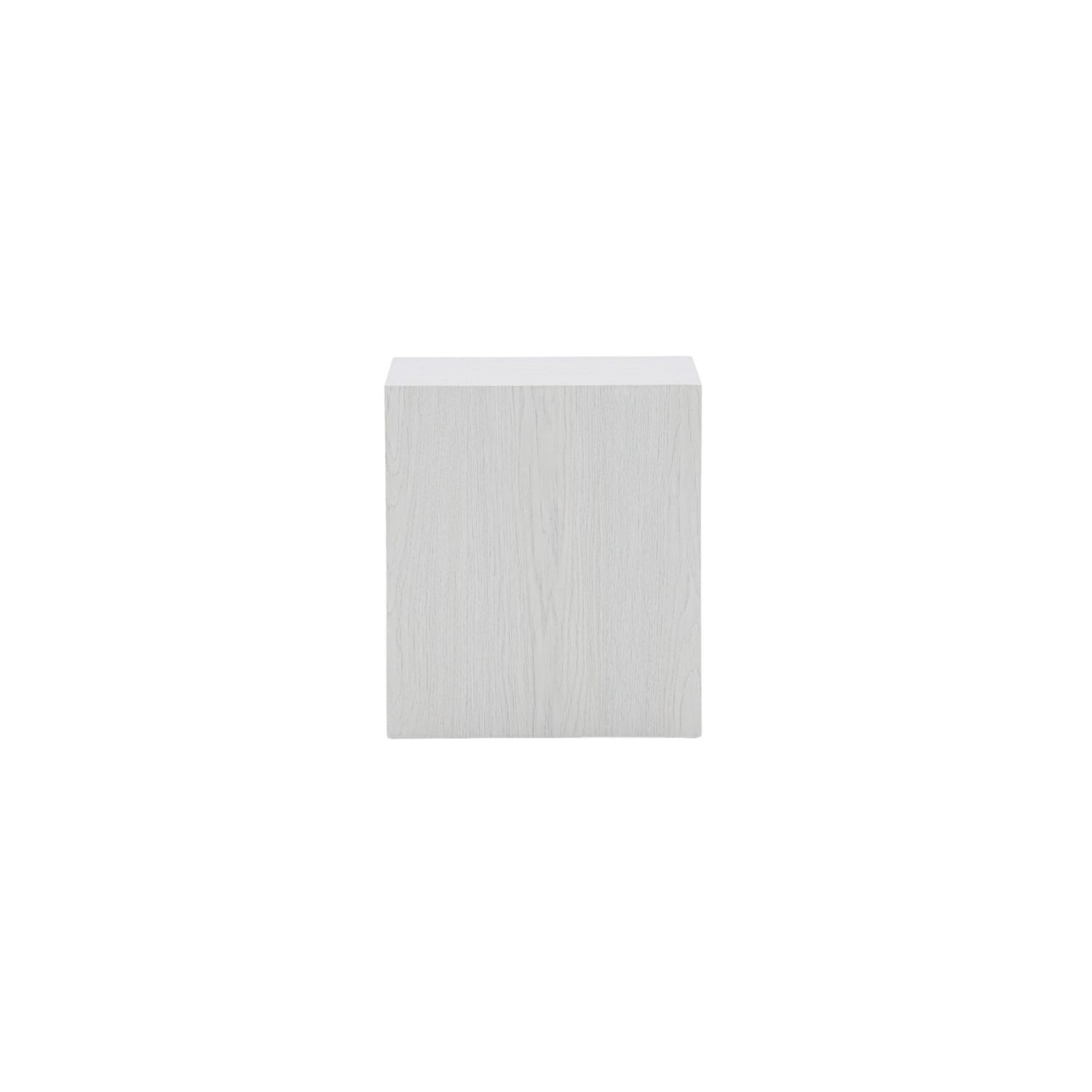 Beistelltisch York 40*40cm - Cremeweiß-Beistelltisch-Venture Home-le canapé