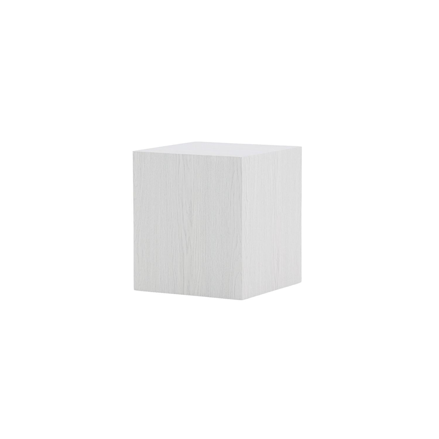 Beistelltisch York 40*40cm - Cremeweiß-Beistelltisch-Venture Home-le canapé