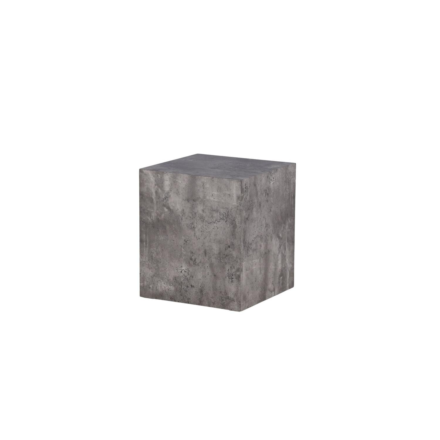 Beistelltisch York 40*40cm in Marmoroptik - Grau-Beistelltisch-Venture Home-le canapé