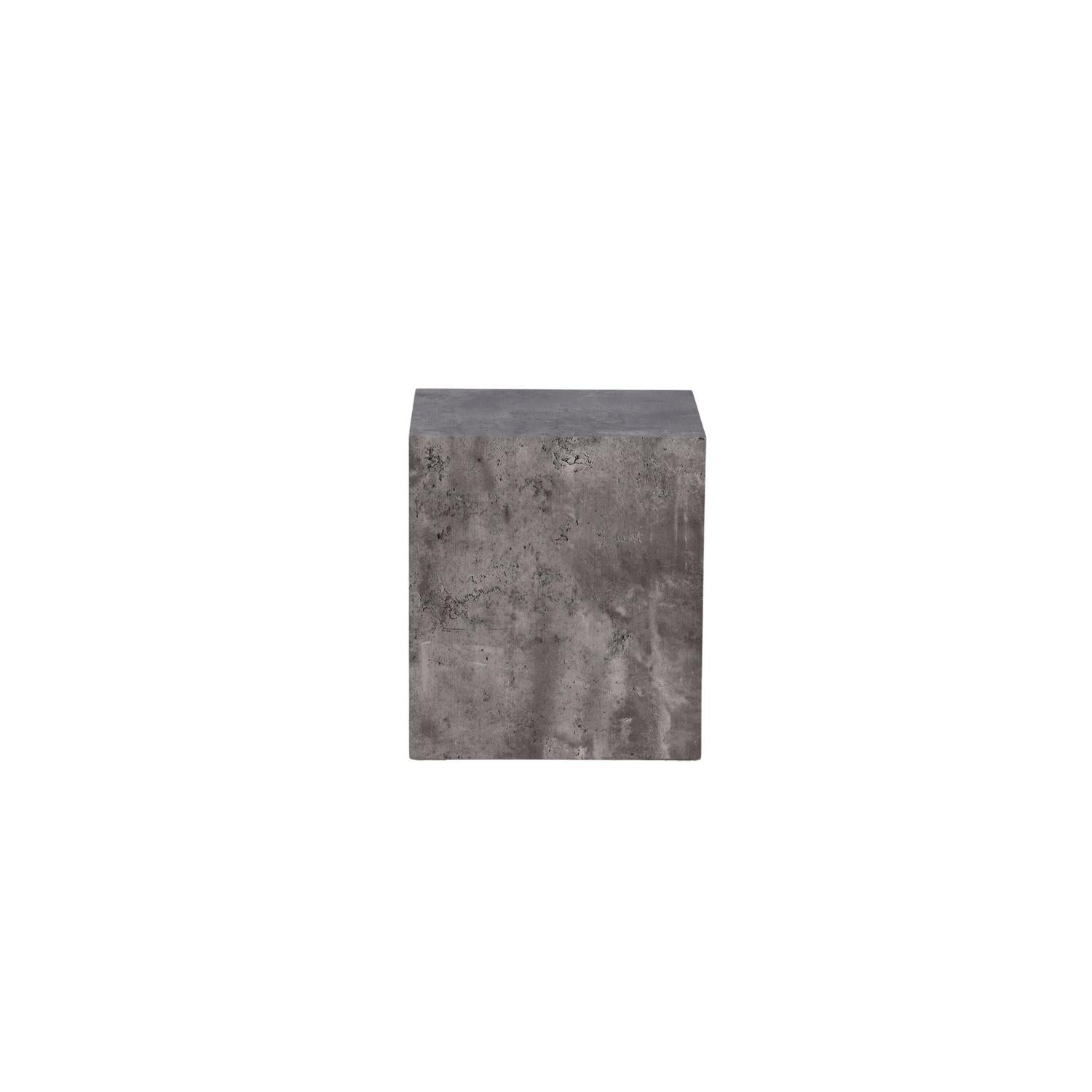 Beistelltisch York 40*40cm in Marmoroptik - Grau-Beistelltisch-Venture Home-le canapé