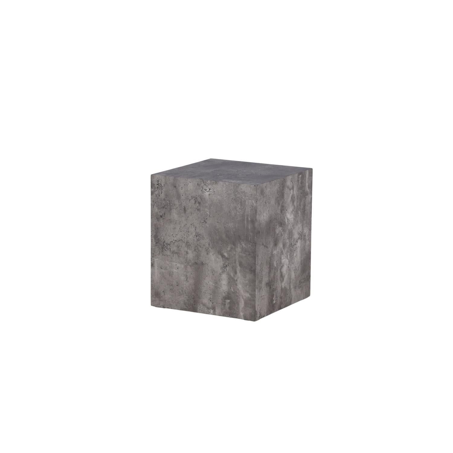 Beistelltisch York 40*40cm in Marmoroptik - Grau-Beistelltisch-Venture Home-le canapé
