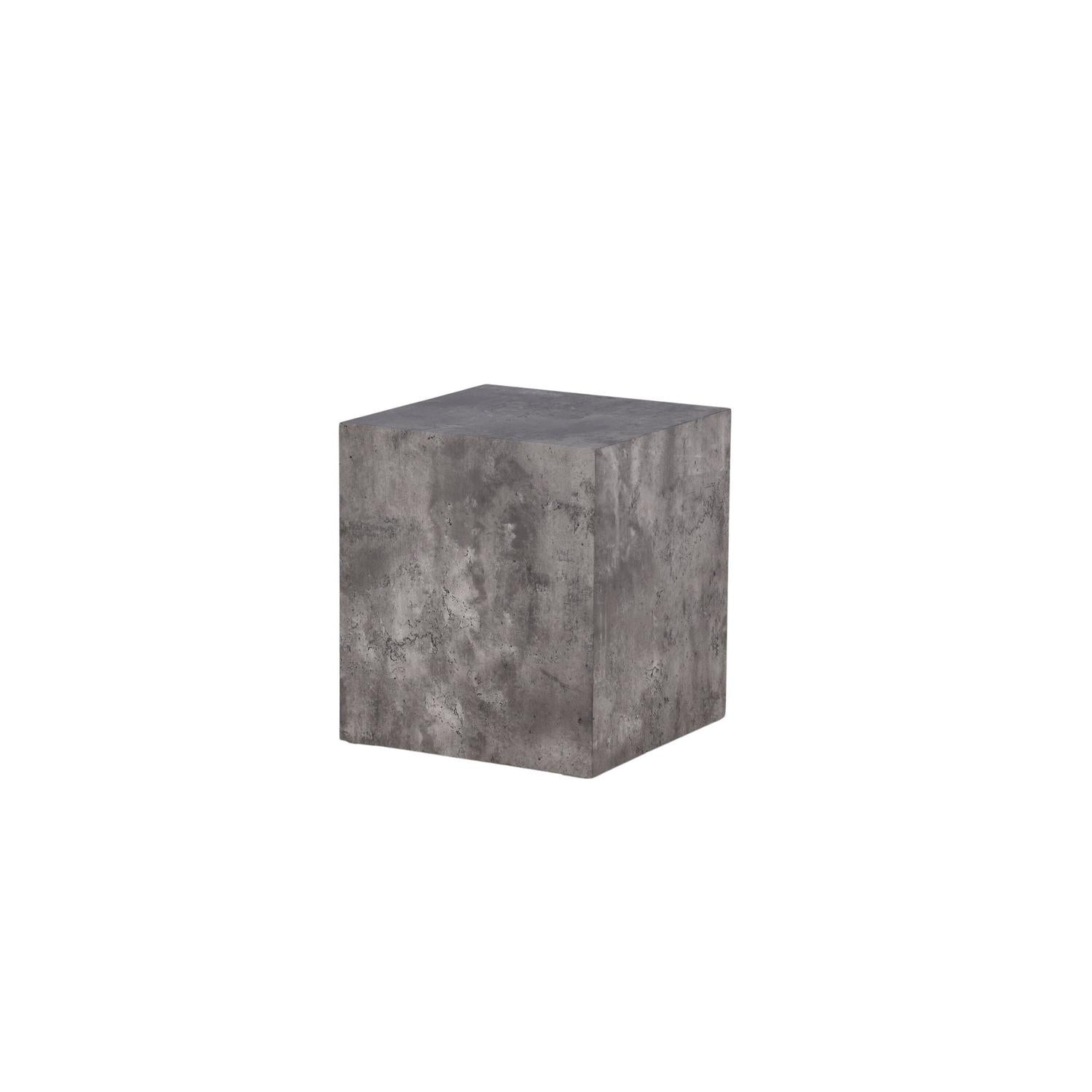 Beistelltisch York 40*40cm in Marmoroptik - Grau-Beistelltisch-Venture Home-le canapé