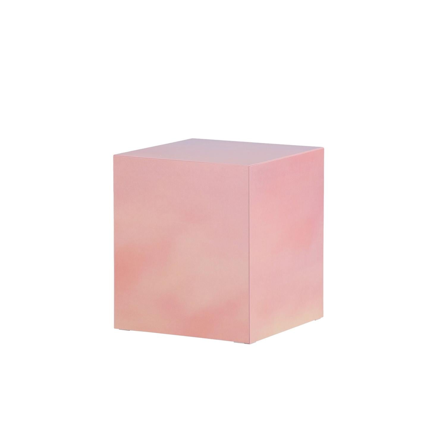 Beistelltisch York 40*40cm - Pink-Beistelltisch-Venture Home-le canapé