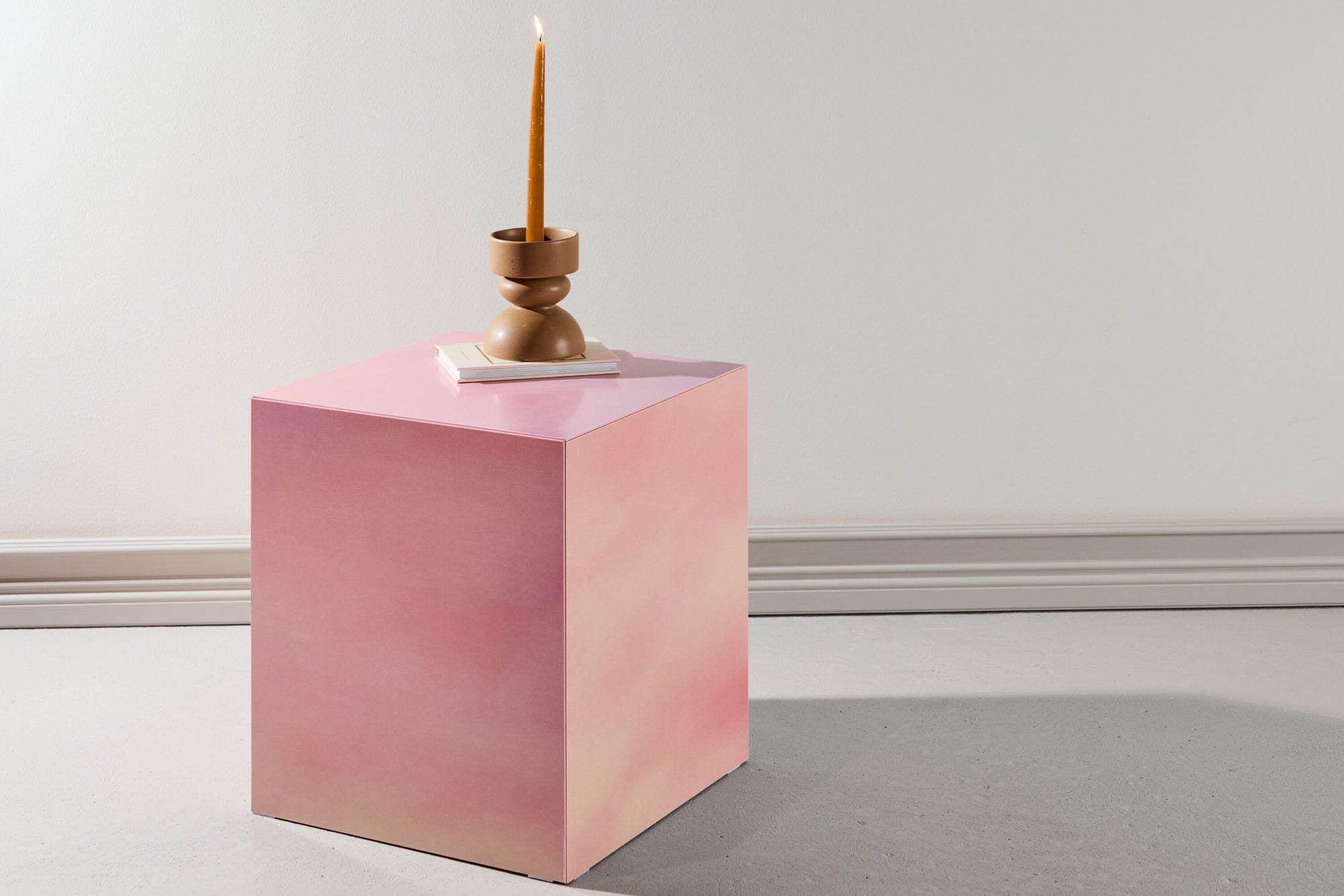 Beistelltisch York 40*40cm - Pink-Beistelltisch-Venture Home-le canapé