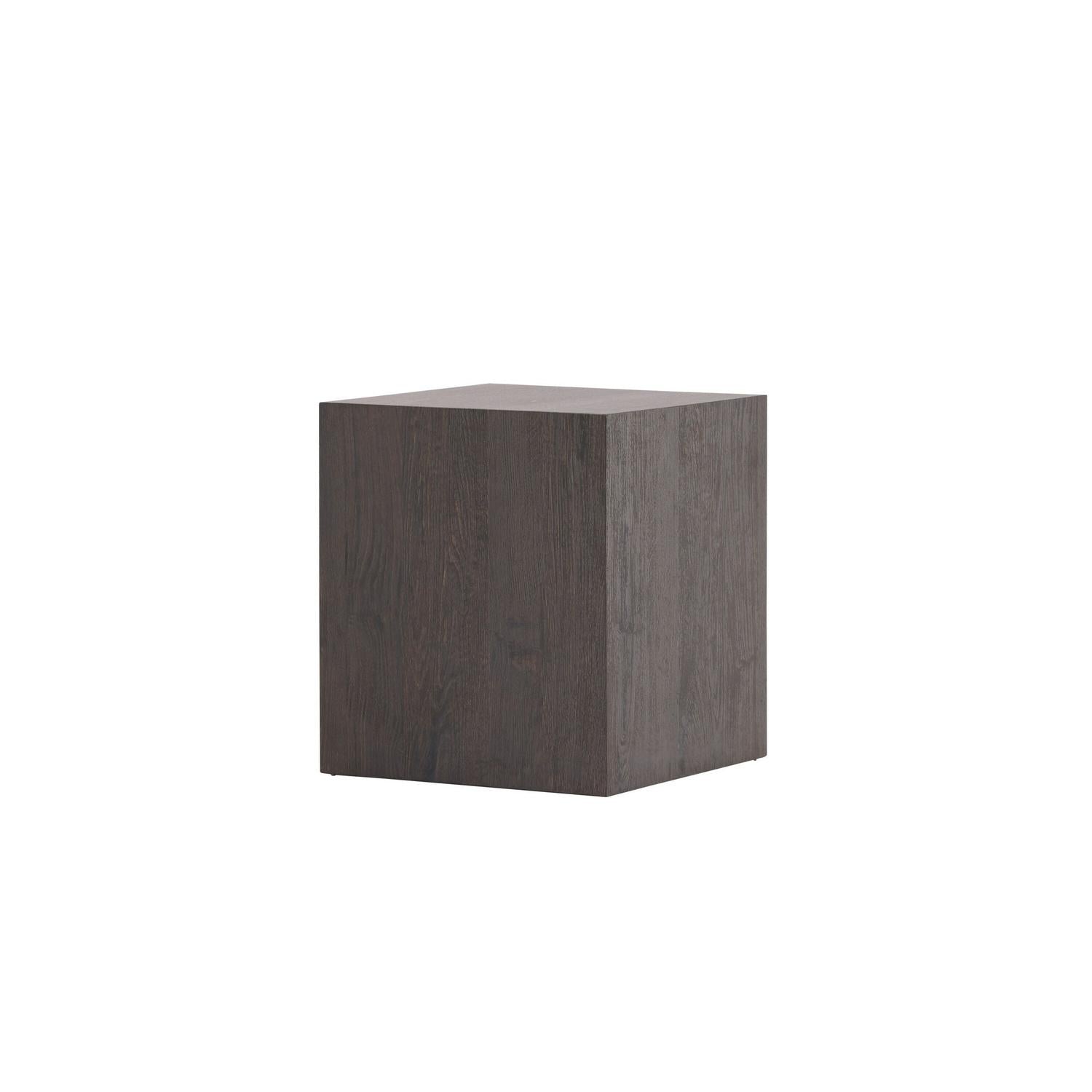Beistelltisch York 40x40cm - Mokka Marmoroptik-Venture Home-le canapé