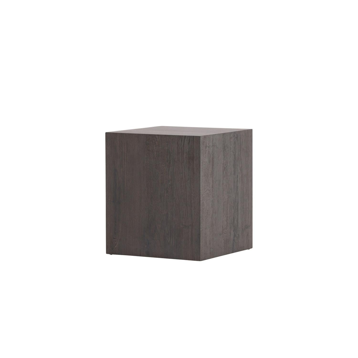 Beistelltisch York 40x40cm - Mokka Marmoroptik-Venture Home-le canapé