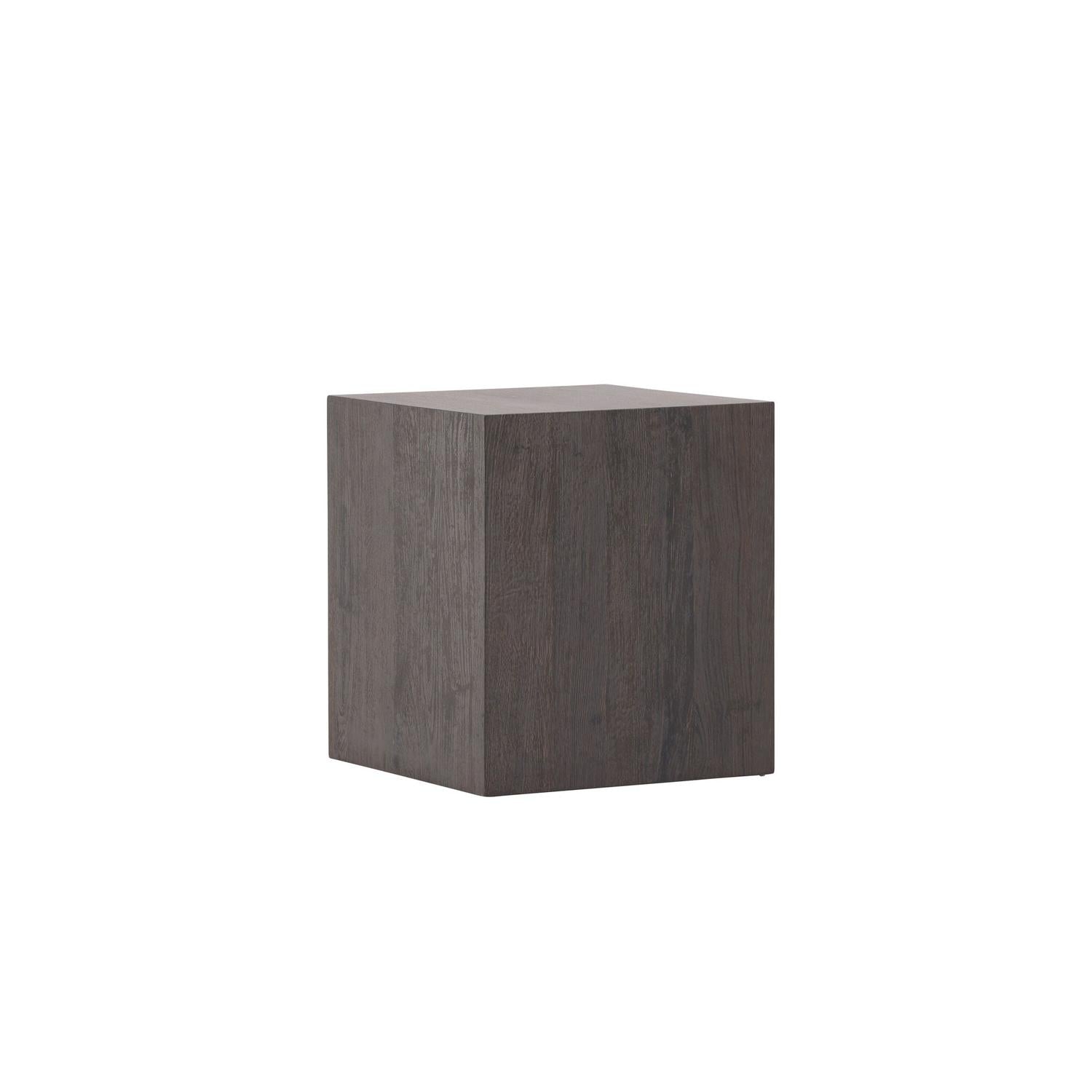 Beistelltisch York 40x40cm - Mokka Marmoroptik-Venture Home-le canapé