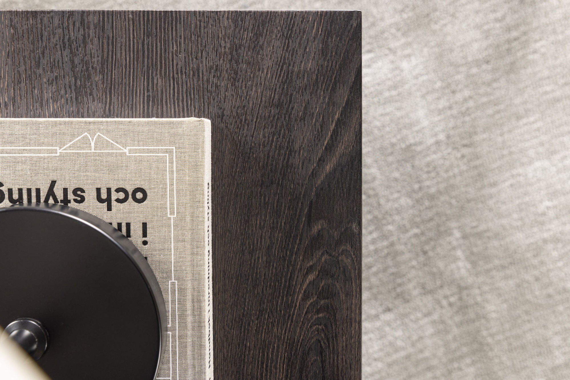 Beistelltisch York 40x40cm - Mokka Marmoroptik-Venture Home-le canapé