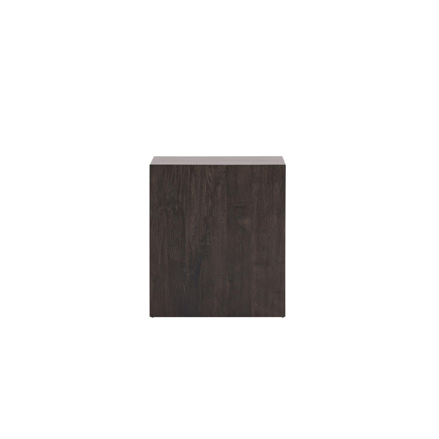 Beistelltisch York 40x40cm - Mokka Marmoroptik-Venture Home-le canapé