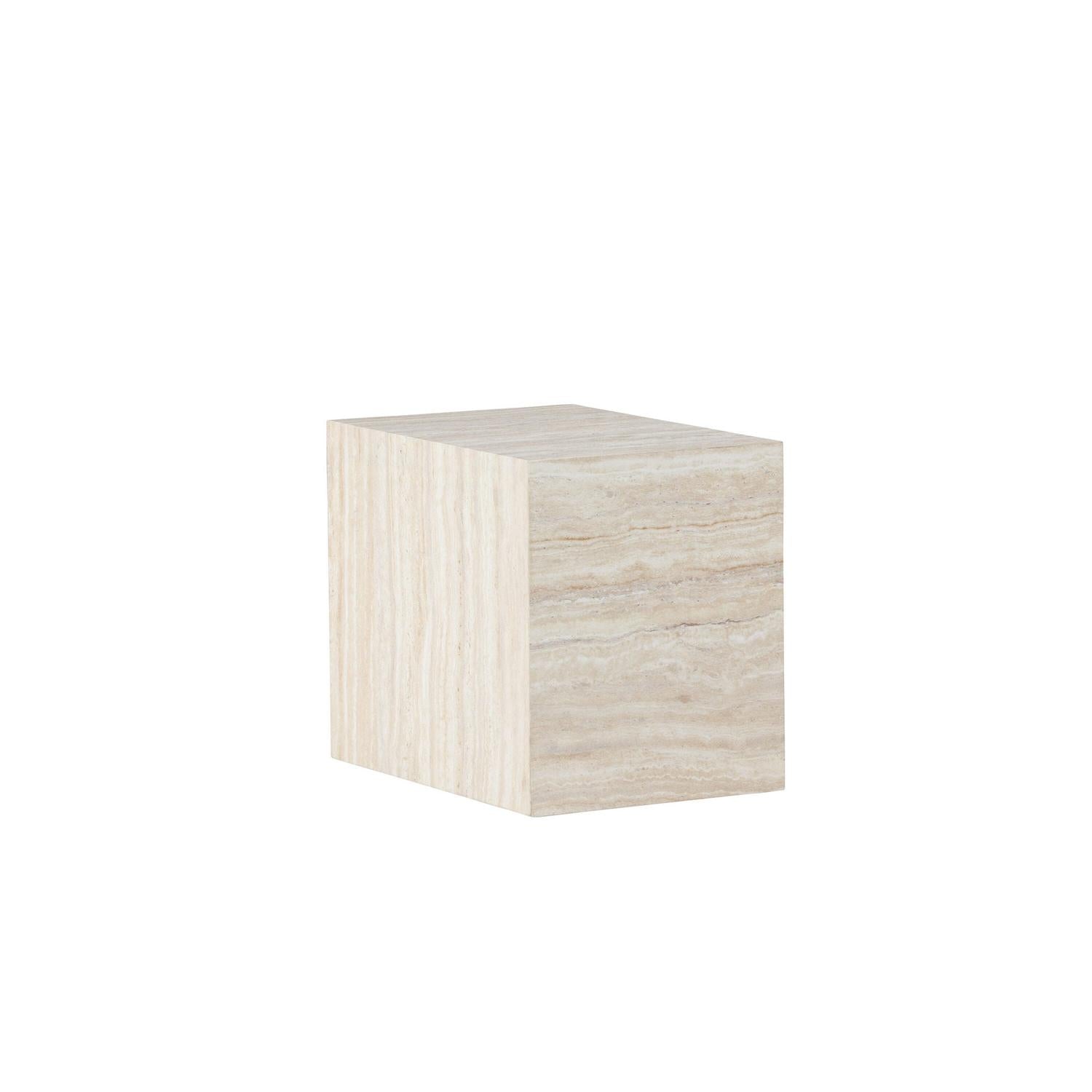 Beistelltisch York Side Table - Travertineoptik-Beistelltisch-Venture Home-le canapé