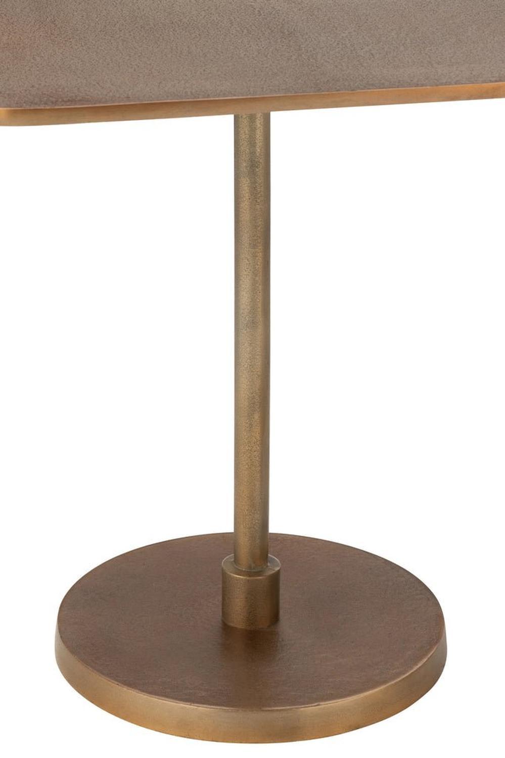 Beistelltische aus Aluminium, 2er-Set - Gold-Beistelltisch-J-Line-le canapé