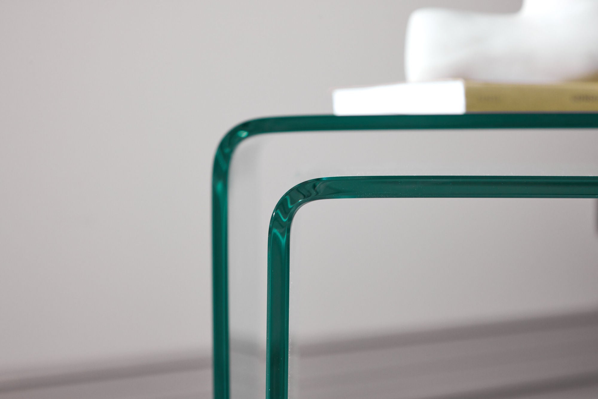 Beistelltische Telemark aus Glas, 2er-Set - Glas-Beistelltisch-Venture Home-le canapé