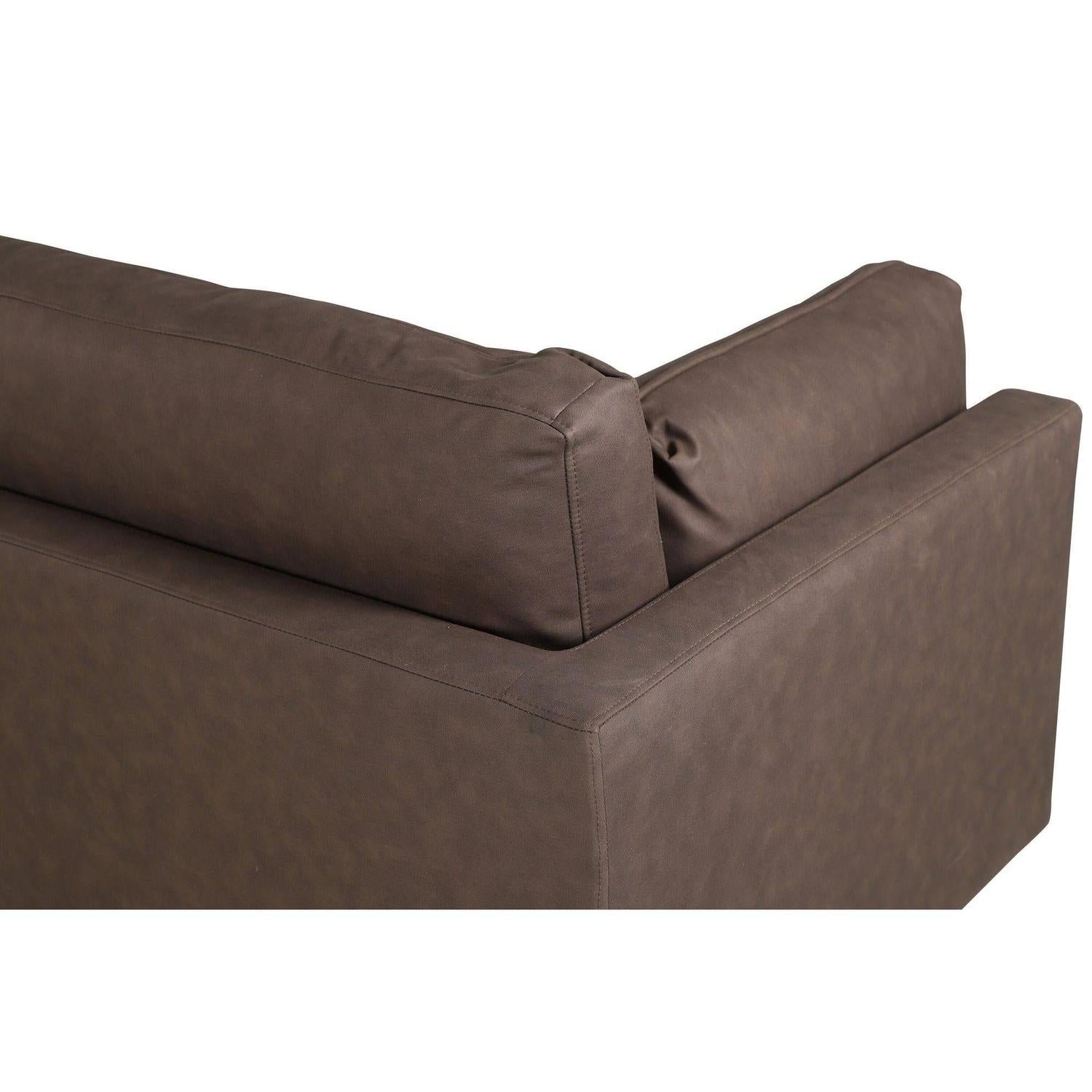 Boom 2-Sitzer Sofa in Mikrofaser - Braun-Venture Home-le canapé