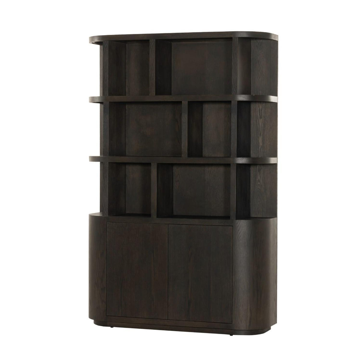 Bücherregal Novero 220cm - Braun-Livingfurn-le canapé