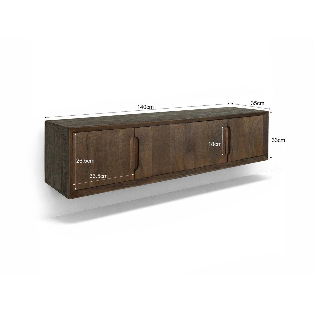 Cortez schwebend 140 cm-Livingfurn-le canapé